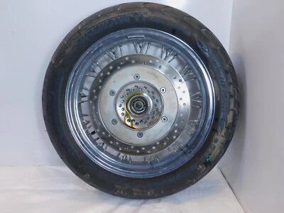 1998-2003 Honda VT750 Shadow 750 ACE Deluxe Spirit Laced Front Wheel Rim & Tire - Image 1 of 4