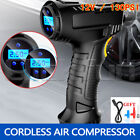 Automatic Cordless Car Tyre Inflator Handheld Lcd Digital Air Compressor Pump