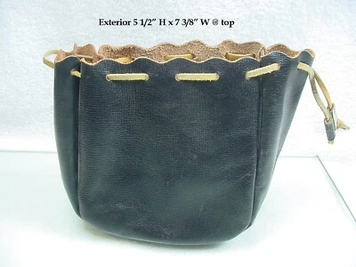 leather pouch | Perrin saddle PR-4 | Vtg | c1960 | NOS | New | $11 | - Image 1 of 3