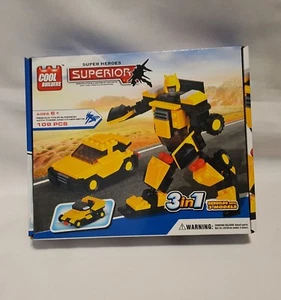 Cool Builders Super Heroes Superior  3 in 1 Rebuilds into 3 Models - Picture 1 of 3