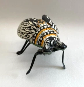 Vintage Flapping Beetle Tin Litho Windup Toy, (about 1950) Made in Japan - Picture 1 of 6