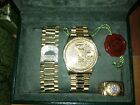 Mens Rolex 18k Yellow Gold Day-date President W/5.25ct Pave, Bracelet ,ring Also