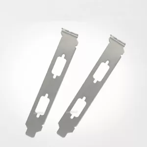 10x Panel de soporte estándar para tarjeta COM de doble puerto serie DB9 9 pines RS232 - Imagen 1 de 1