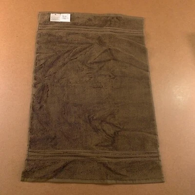 Toalla de mano turca Hotel Collection nogal 20" x 30" nueva con etiquetas Foto 1 de 4