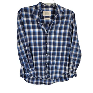 Grayson The Hero Button Up Hemd Medium Frank und Eileen kariert blau pink weiß - Bild 1 von 4