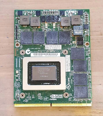 HP 8770W 8760W Dell M6600 M6700 NVIDIA QUADRO 3000M 4000M  2GB VGA Video Card - Image 1 of 3