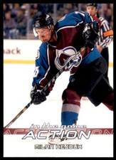 2003-04 In The Game Action Milan Hejduk #166