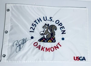 BRYSON DECHAMBEAU SIGNED AUTOGRAPH 2025 US OPEN GOLF FLAG PIN COA AUTO OAKMONT - Picture 1 of 1