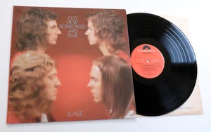SLADE - OLD NEW BORROWED AND BLUE LP VINYL NM/N MINT Original UK 1st Press Album - Picture 1 of 8