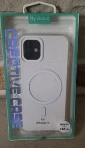 Apple - iPhone 12 and 12 Pro Clear Case with MagSafe - Clear 6.1" Magnetized - Picture 1 of 7