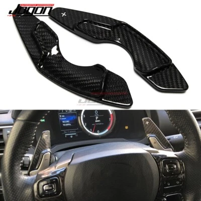 Paddle Shifters For Lexus IS XE30 IS200t IS300 IS350 2014-2019 2020 Black Carbon - Image 1 of 4