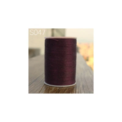 Professional 3 Strands Waxed Lined Thread 0.8mm 60M hand sewing leathercraft - Image 1 of 4