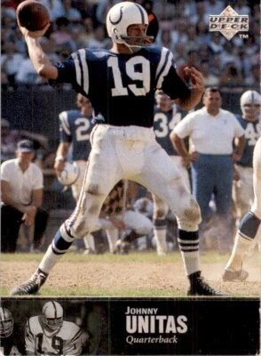 1997 Upper Deck Johnny Unitas Indianapolis Colts #9 - Image 1 of 2