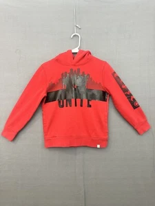 GAP Teen Boys Red Hooded Sweater Size 10 - Picture 1 of 16