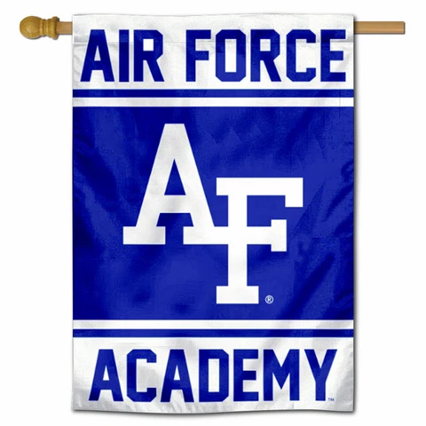 Air Force Falcons Falcons Academy 28 in x 40 in Double Sided House Flag Cover