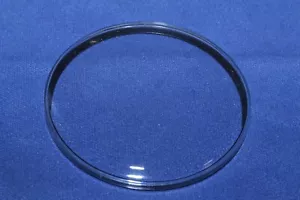 Omega Vetro Alternative Glass Logo Black Ring Speedmaster 145.012 145.022 - Foto 1 di 2