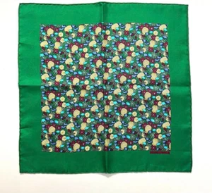 Hermes Square Scarf Carre Petit 40 Flower Vintage Silk 100% Used Authentic - Picture 1 of 5