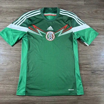 Camiseta de fútbol local Adidas México 2013 para hombre talla pequeña G86985” Foto 1 de 4