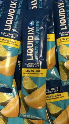 52 Liquid I.V. Hydration Multiplier Lemon Lime Electrolyte Powder Drink Mix Pack - Image 1 of 3