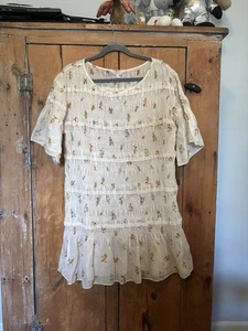 Rebecca Taylor Marigold Fleur Dress Women's XL - Picture 1 of 4