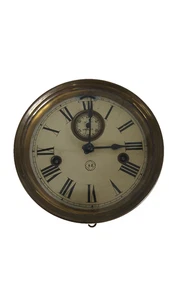 Antiguo Reloj Seth Thomas Tipo Marino Doble Esfera - Imagen 1 de 12