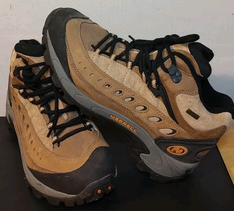 Merrell Pulse GoreTex Mid Smoke Women's Size  11 Outdoor Lace Up Hiking Boots - Image 1 of 4