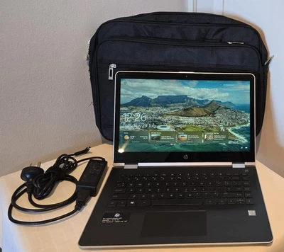 HP Flip x360 14-ba022 Laptop, Intel i5, 2.5Ghz,128GB SSD, 8GB, WIN10.Used - image 1 of 4