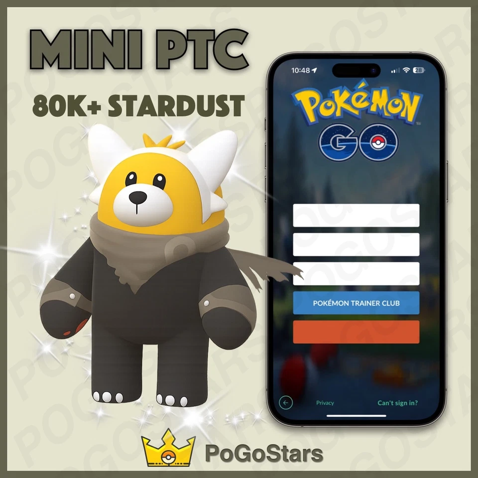 Pokémon PTC Go - Shiny Bewear Wilderness Cape - 80K Stardust✨Read Description✨ - Image 1 of 1