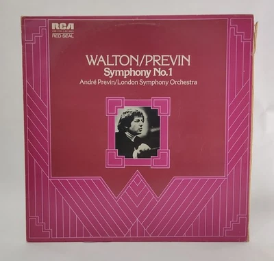 Walton/Previn - Symphony No. 1 (London Symphony Orchestra) - Music Vinyl Record - Image 1 of 4