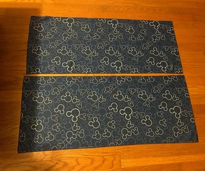 Set of 2 Disney Mickey Mouse Cooling Towel Navy Blue/White Coolcore 15" x 36" - Picture 1 of 7