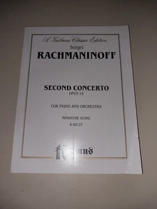 sergei rachmaninoff second concerto opus 18 for piano & orchestra sheet music - Picture 1 of 2