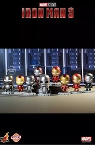 Marvel x Hot Toys IRON MAN 3 Cosbi Full box (Case of 8pcs.) Cosbaby - SEALED - Picture 1 of 11