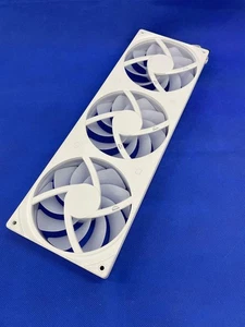 NZXT F360 RGB Core - 360mm Single-Frame Fan Unit- White - Afbeelding 1 van 5