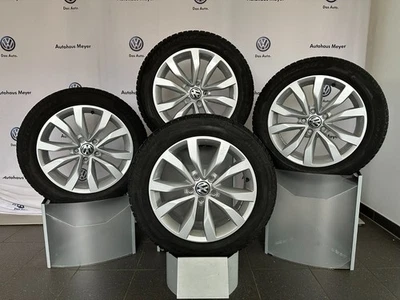 Original VW "Talaia" Alu 17 Zoll Winterkomplettradsatz 5C0601025F Beetle /Cabrio - Bild 1 von 4