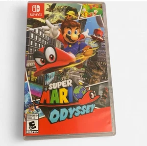 Super Mario Odyssey Nintendo Switch NO GIOCO custodia di ricambio e solo art work - Foto 1 di 3