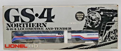 Lionel GS-4 4-8-4 Northern Locomotive #4449 Freedom Train - 1976 Bicentennial HO - Image 1 of 4