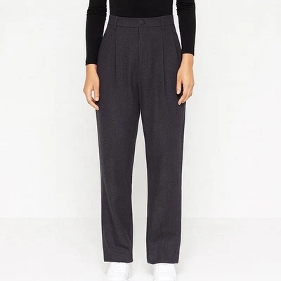 AKA Eddie Bauer Pantalones De Colección Para Mujer Talla 14 Lana Vestido Pantalones Forrados Plisados Pantalones Foto 1 de 4