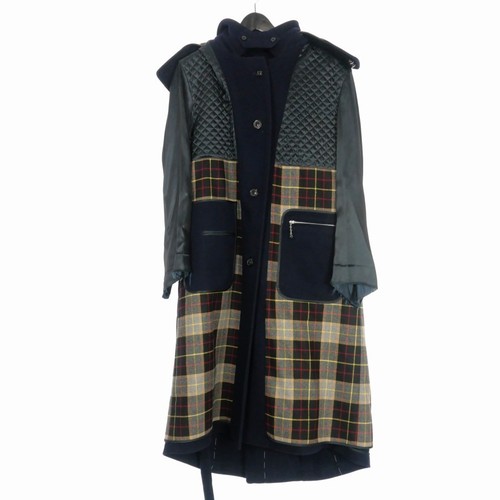 Cappotto lungo con cappuccio patchwork reversibile Maison Margiela Maison Margiela 22SS Jack