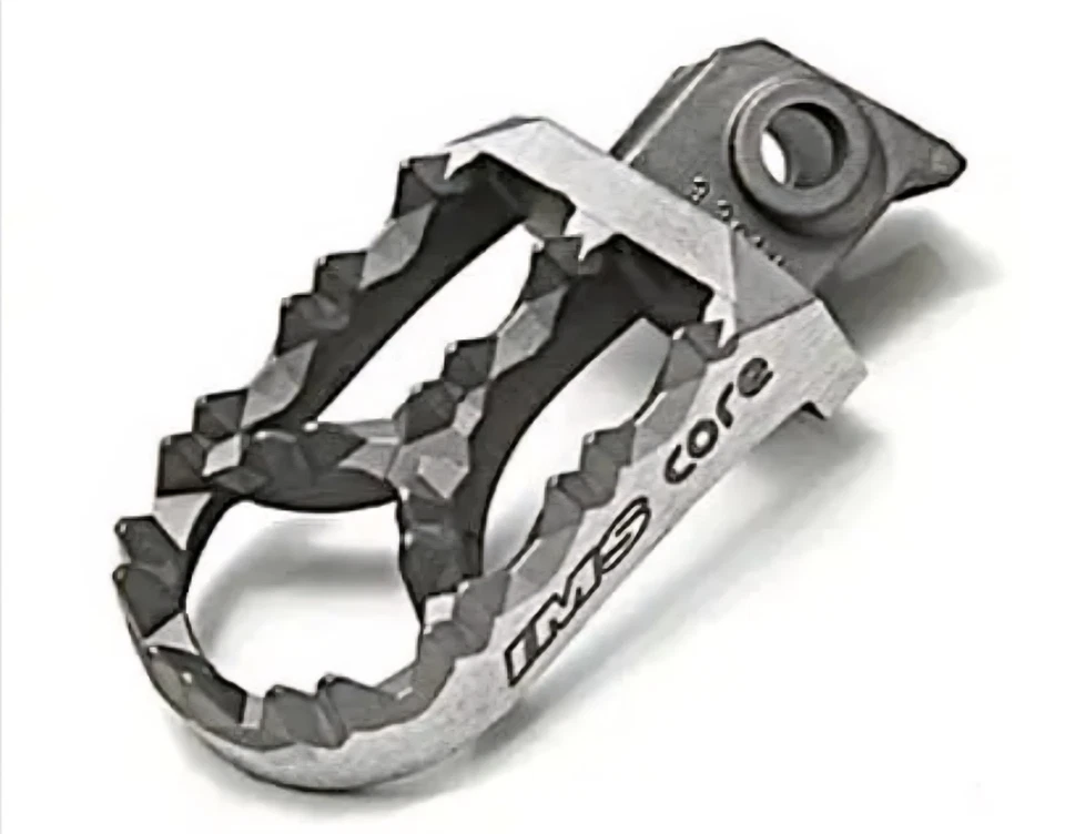 Серебряные подножки для бездорожья IMS Core MX подходят для Yamaha YZ85 YZ125 YZ250 YZ45 1999-2019 годов выпуска - Изображение 1 из 1