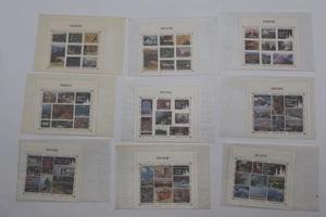 US NATIONAL PARK STAMP SOUVENIR CHARITY FUND SHEET $10 MINT 9 YEARS 1989-1997 - Picture 1 of 10