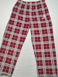 Alabama Crimson Tide Herren rot/weiß/grau kariert Pyjamahose Logo Gr. L - Bild 1 von 13