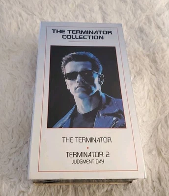 TERMINATOR 2 VHS Boxset ARNOLD SCHWARZENEGGER Sci Fi JUDGEMENT DAY Very Good - Image 1 of 4