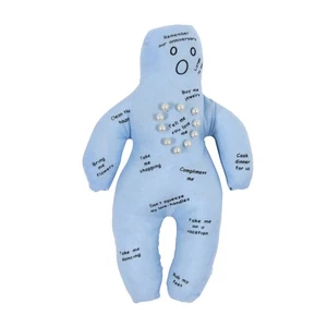 Funny New Husband Voodoo Doll Pins Novelty Stress Relief Toy Bride Gag Gift Joke - Picture 1 of 6