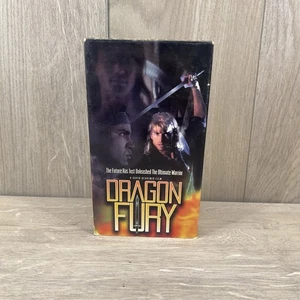 Dragon Fury VHS 1994 Video Tape David Heavener Film Monarch Vintage Rental Rare! - Picture 1 of 7