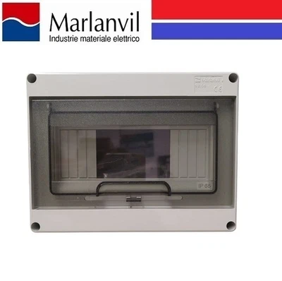 CENTRALINO 8 MODULI IP65 DA PARETE MARLANVIL 92.08