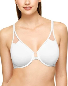 WACOAL Body by Unlined Underwire Racerback Bra WHITE 34B - Picture 1 of 7