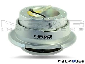 NRG Steering Wheel Quick Release Kit - Silver with Diamond Cut Ring - Gen 2.8 - Bild 1 von 1
