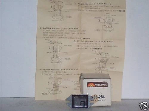 NOS Datsun Subaru Voltage Regulator Worldparts W33-284 - Image 1 of 1