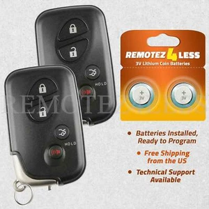 2 For 2010 2011 2012 Lexus HS250h Replacement Smart Remote Keyless Entry 3370 - Picture 1 of 1