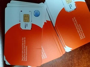 NEW LOT OF 30 AT&T GO PHONE PREPAID SIM CARD , SKU 6006a - Picture 1 of 1